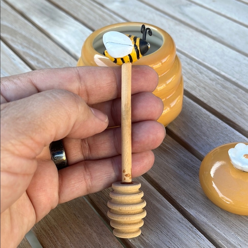 Honey Pot with Bee Dipper - Picture 14 of 16